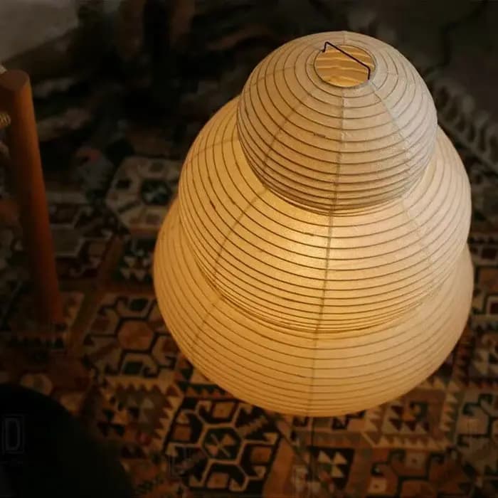 Lampe de Table Akari Noguchi Yong au Design japonais, papier de riz blanc, lampes de bureau décorati