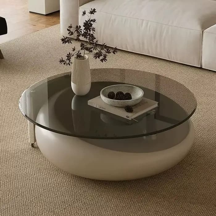 Table basse rotative coulissante combinée