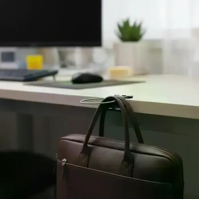Support de tasse en métal avec pince - Porte-bouteille anti-déversement à clipser pour bureau