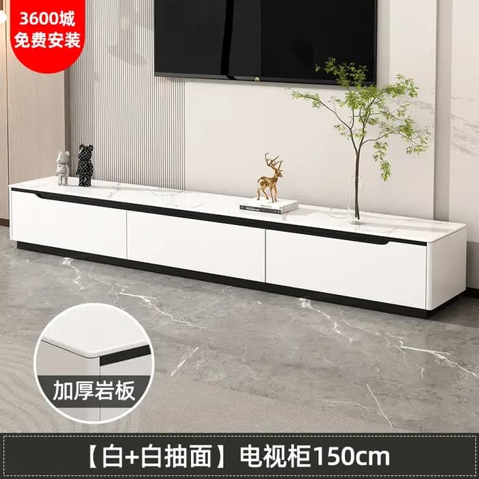 Meubles de télévision de luxe modernes avec tiroirs gain de place supports de télévision de beauté é