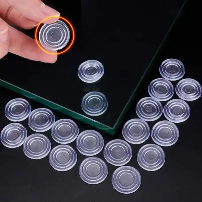 Pare-chocs de Table en verre Transparent, 50/10 pièces, coussinets antidérapants pour meubles, pare-