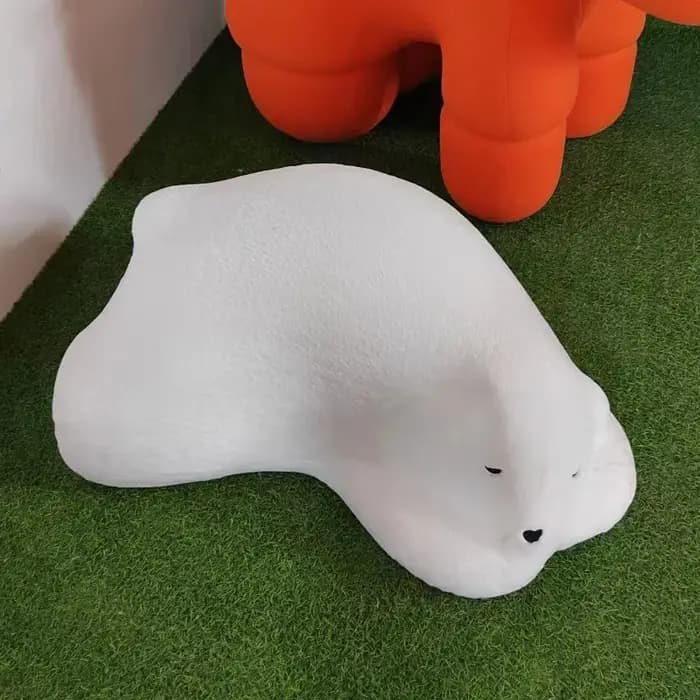 Canapé ours polaire Papa pour enfants