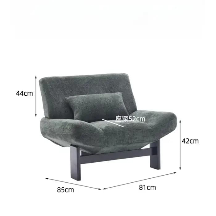 Fauteuil d'appoint de luxe design confortable pour salon