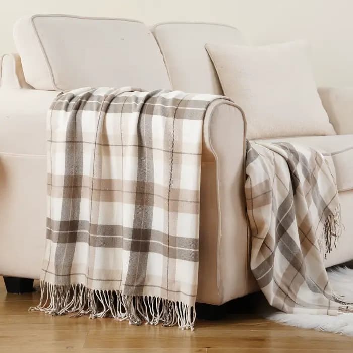 Plaid Battilo pour lit et canapé