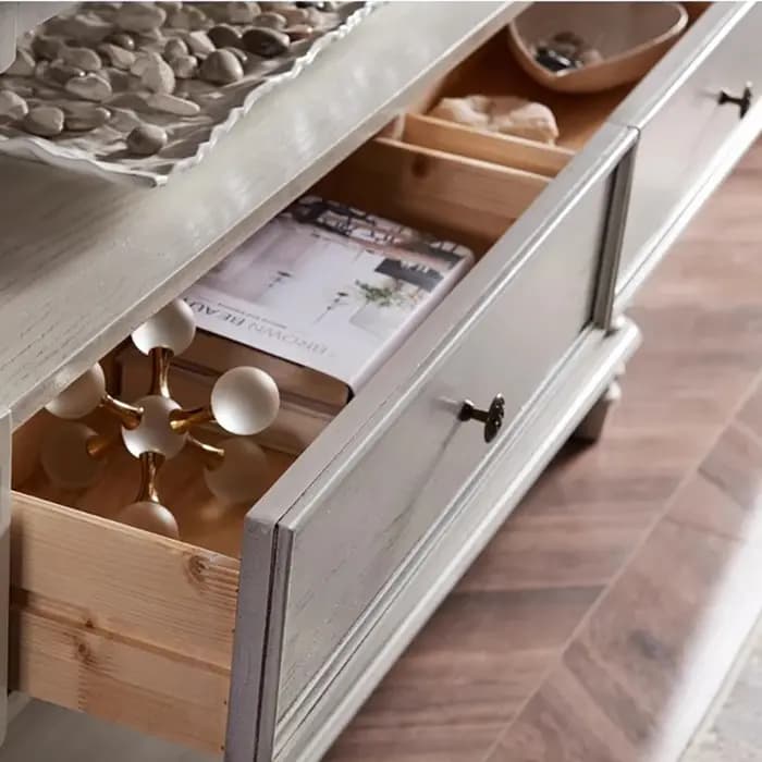 Table Console Glam américaine avec rangement