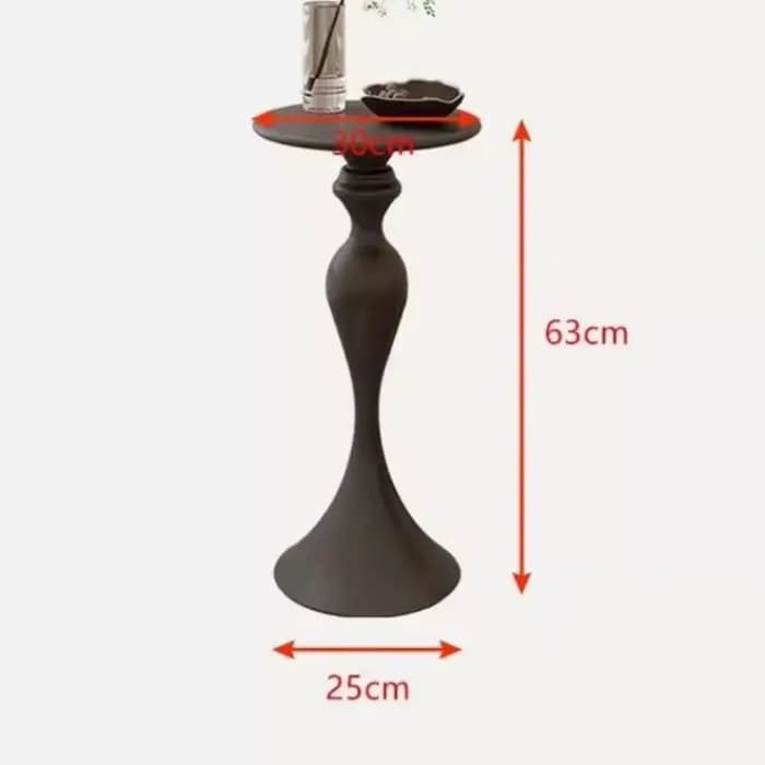 Nordique minimaliste moderne petit espace chevet salon canapé Table basse fer Table ronde Table d'an