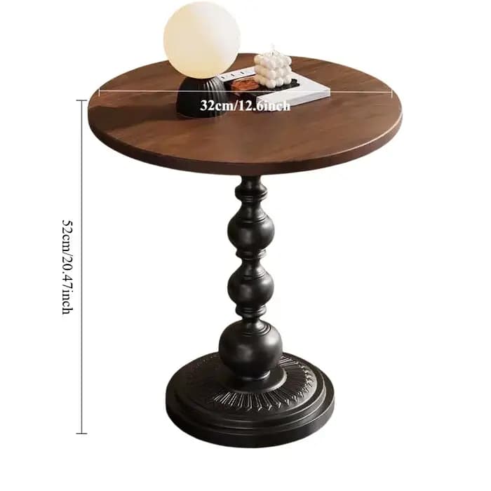 1 petite table d'appoint créative de style rétro pour le salon
