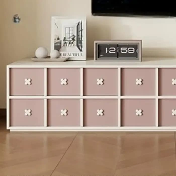 Tables TV en bois blanc, canapés étroits et longs, organisateurs, commodes, tiroirs, meubles TV, meubles de rangement, meubles pour salons.