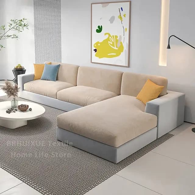 Housse de coussin de siège de canapé en velours Super doux, couleur unie, extensible, épaisse, secti