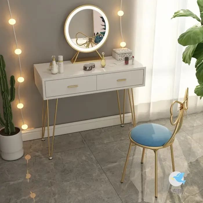 Tabouret de commode de chambre de fille simple italien