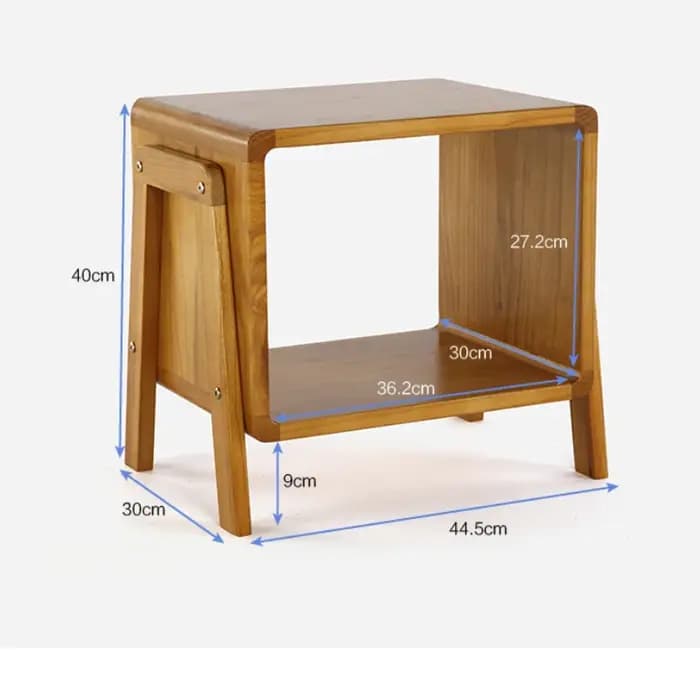 Banc de rangement polyvalent en bois créatif japonais, étagère à chaussures d'entrée, tabouret de rangement empilable, étagère de rangement de chevet