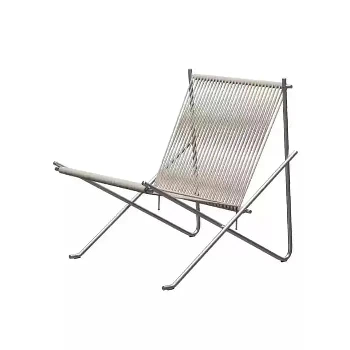 MOMO Bauhaus chaise de loisirs Design Simple salon canapé balcon corde tissée en acier inoxydable ca