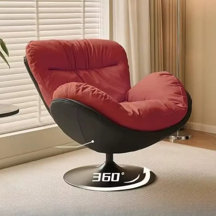 Chaises longues de lecture bureau salon coussin