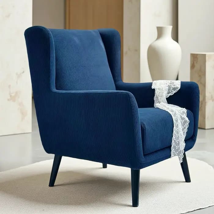 Chaise nordique individuelle de luxe avec dossier en bois pour chambre à coucher, maquillage, lecture, coiffeuse, mobilier de salon