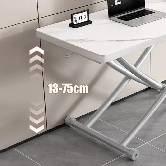Table basse moderne pliante rectangulaire multifonction