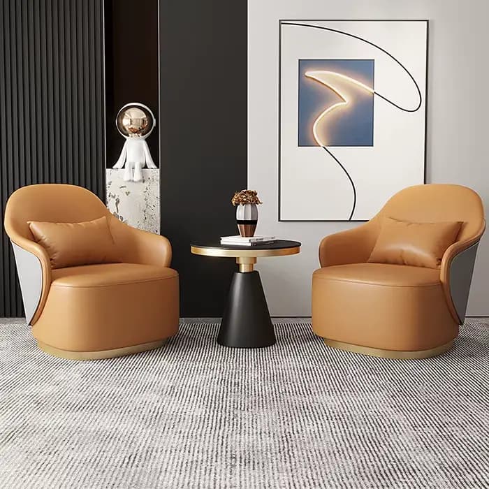 Fauteuil pivotant de luxe léger