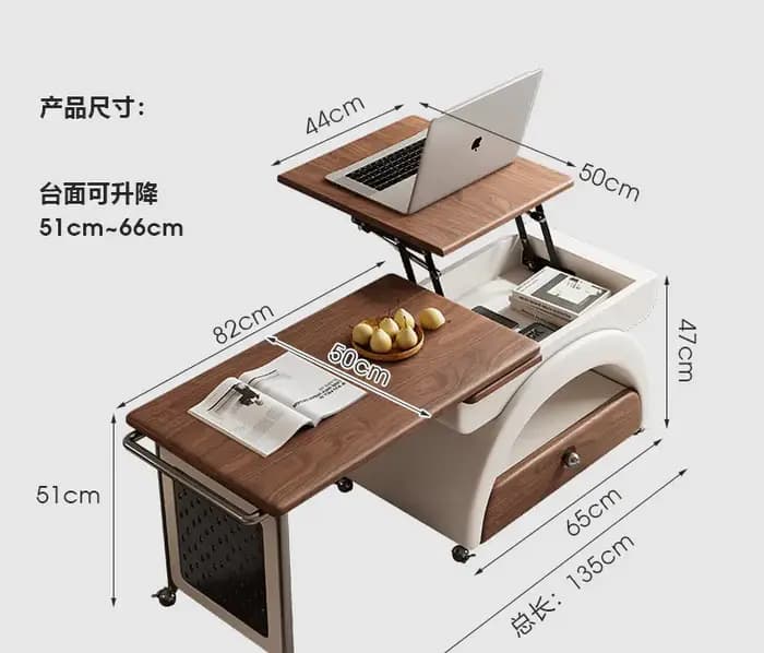 Tables basses relevables pour hôtel, pliantes, multifonctionnelles, table d'appoint mobile pour salo