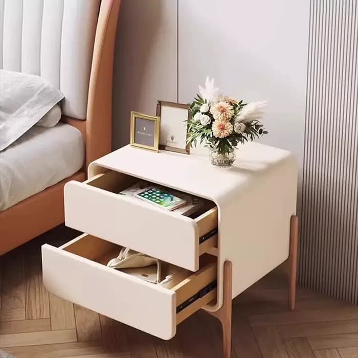 Table de nuit de rangement minimaliste pour chambre à coucher