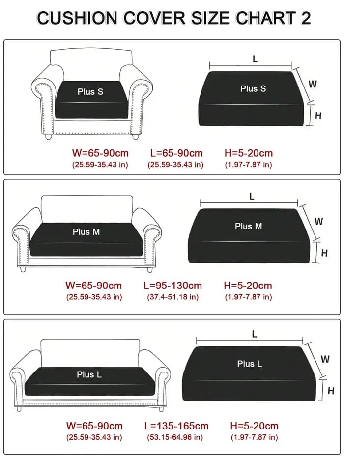 Juste de coussin de siège de canapé Jacquard élastique