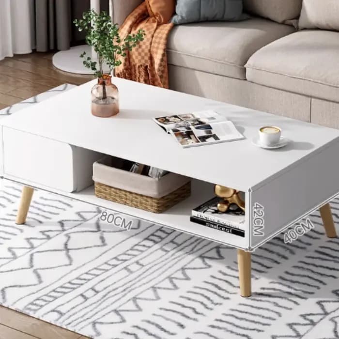 Tables basses Double temps Design debout tiroirs simples
