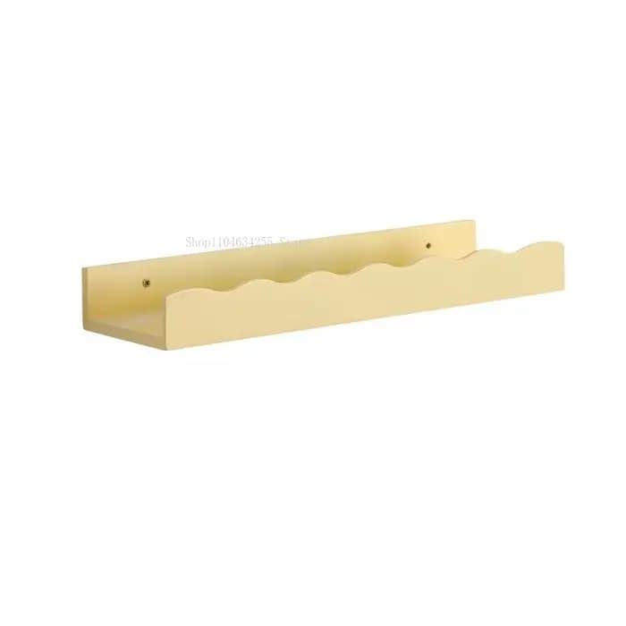 Étagère murale en bois pour salon