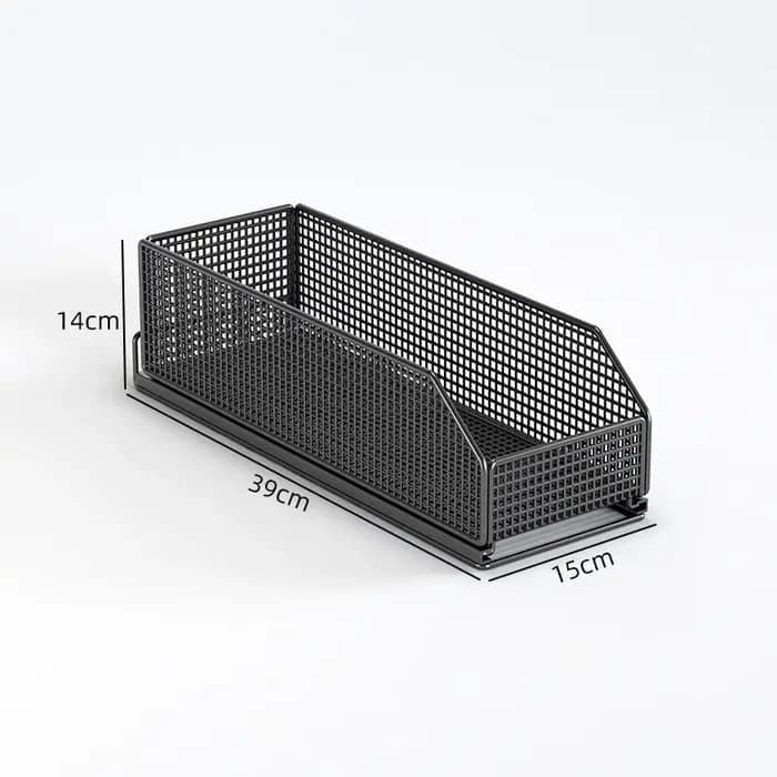 Meuble de rangement à tiroirs avec étagère coulissante