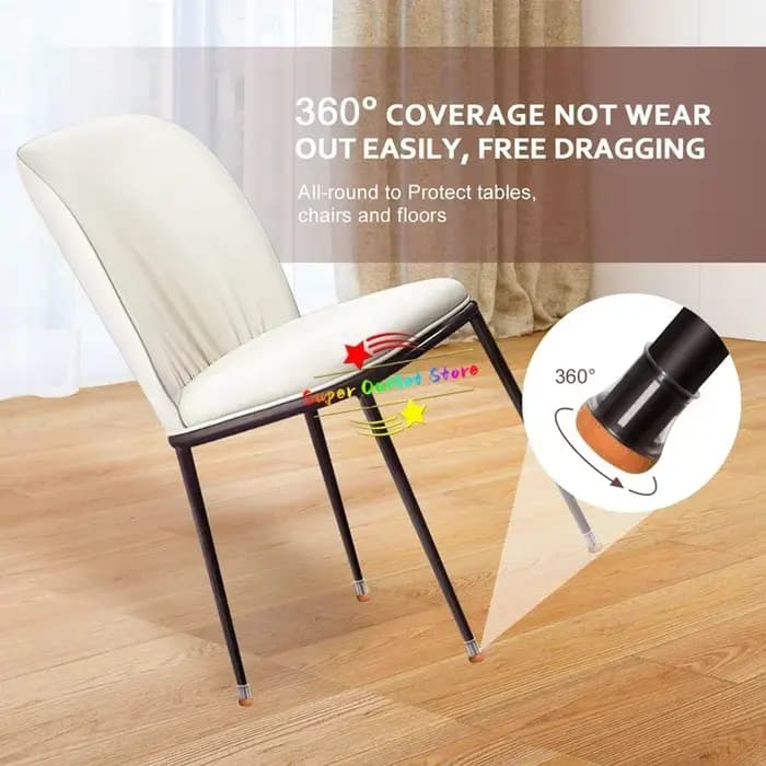 Couvre-pieds de chaise de Table, coussinets de meubles en caoutchouc épais, protecteurs de sol pour
