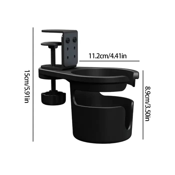 Support de tasse de table anti-déversement réglable