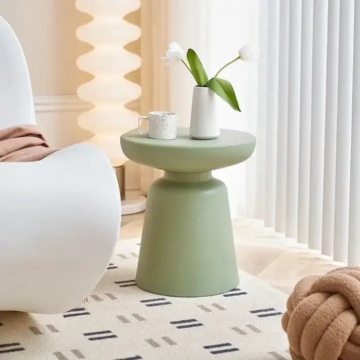 Table d'appoint de canapé nordique simple, salon, balcon, café, maison, petit appartement, design de