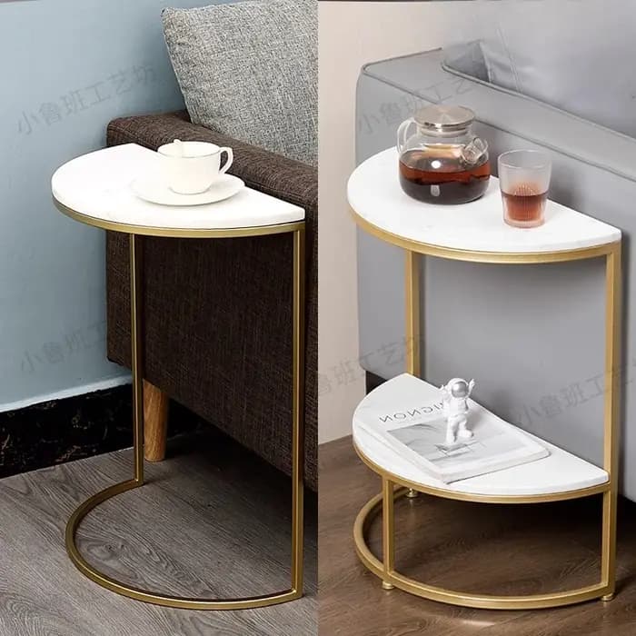 Table d'appoint scandinave en forme de U