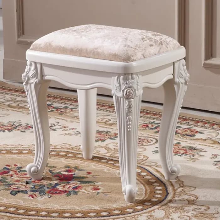 Maison chambre salon tabouret surface douce sac souple haut de gamme maquillage tabouret européen dr
