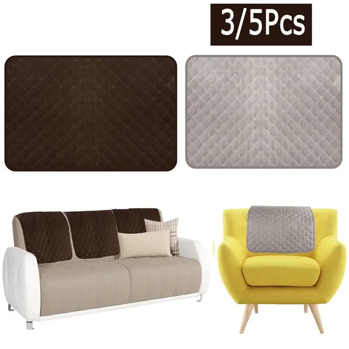 Housse d'appui-tête de canapé inclinable en Polyester doux
