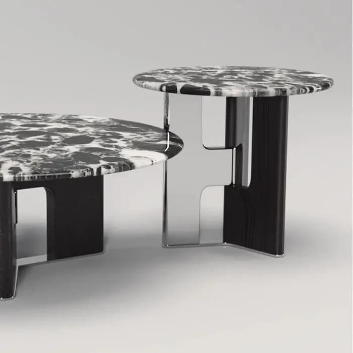 Organisateur Tables basses noires Design moderne