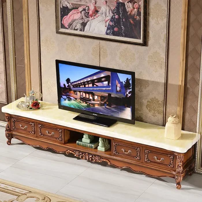 Meuble TV universel tendance au design élégant avec rangement
