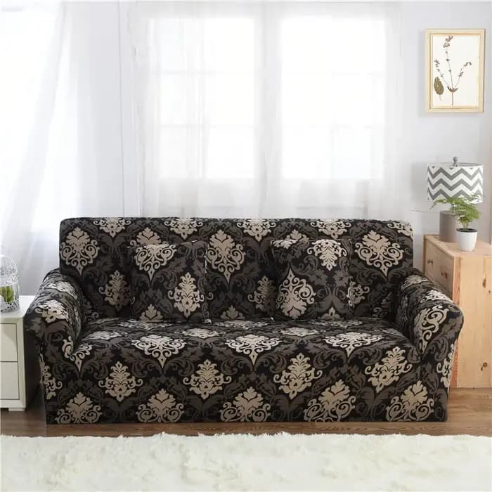 S-EMIGA-Juste de Protection Extensible pour Canapé et Fauteuil 1/2/3/4 Places
