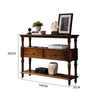 Table Console Glam américaine avec rangement