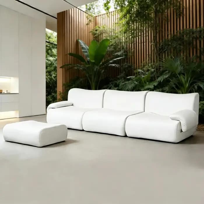 Canapé d'angle moderne de luxe pour salon