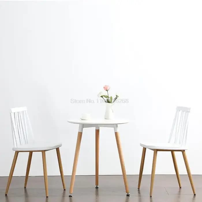 Chaise de bureau de loisirs, chaise de salle à manger, Windsor, nordique, moderne, minimaliste, pare