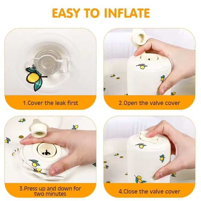 Canapé gonflable pour bébés de 3 mois et plus