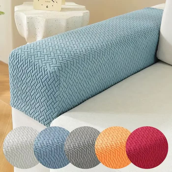 Housse de protection moderne pour accoudoir de canapé