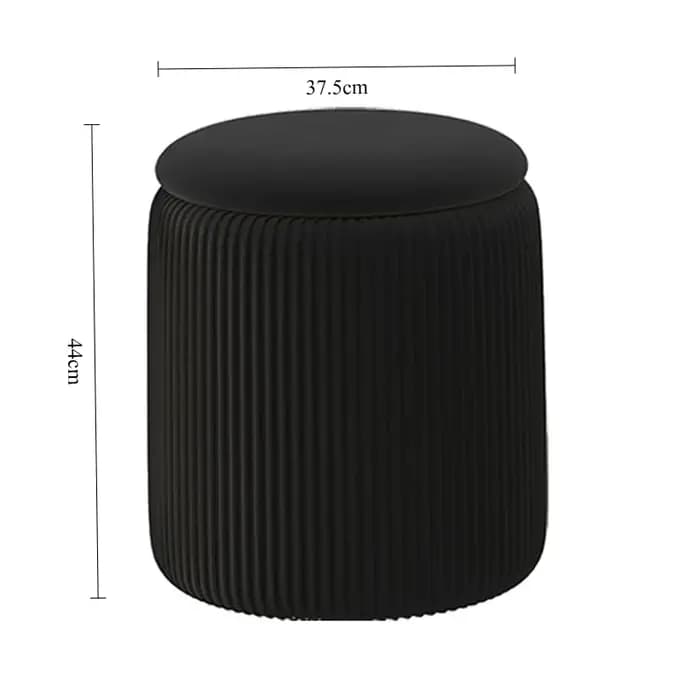 Tabouret de commode de salon pouf rond