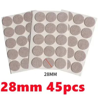 Coussinets de pieds de chaise en feutre, 3mm d'épaisseur, tapis de protection contre les rayures pou