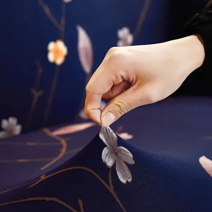Housses de canapé extensibles à imprimé floral pour salon