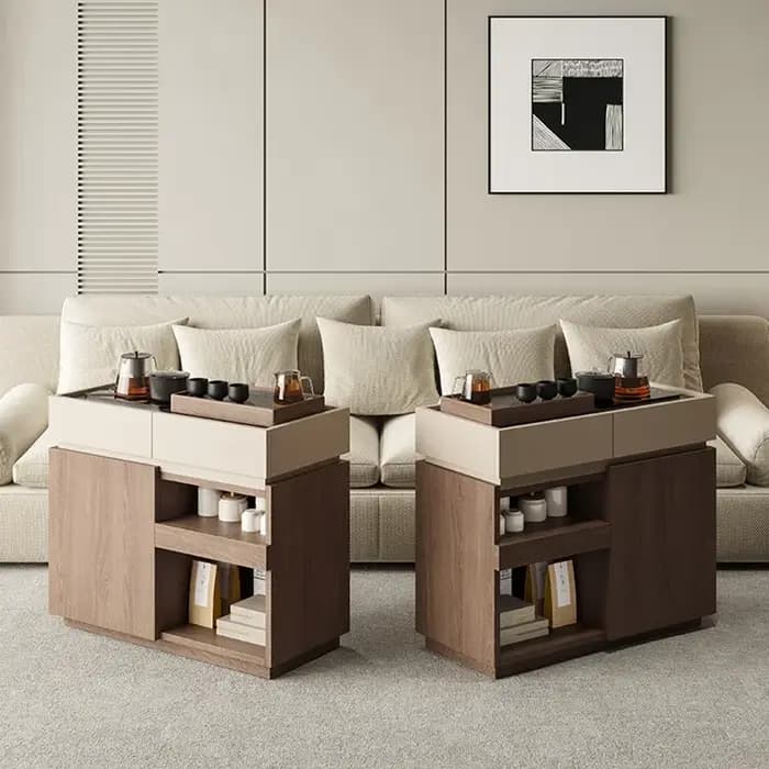 Table basse moderne, petite et élégante