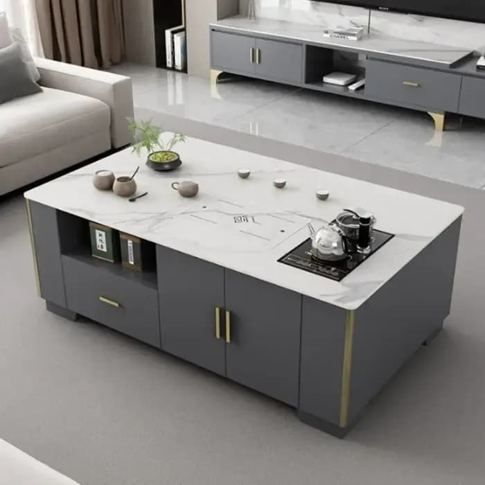 Cadre japonais Table basse affichage multifonction Unique