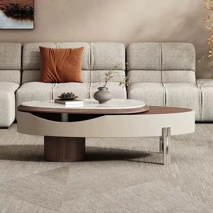 Table basse minimaliste De luxe, ensemble nordique, ornements multifonctions, Meuble De Salon italien esthétique