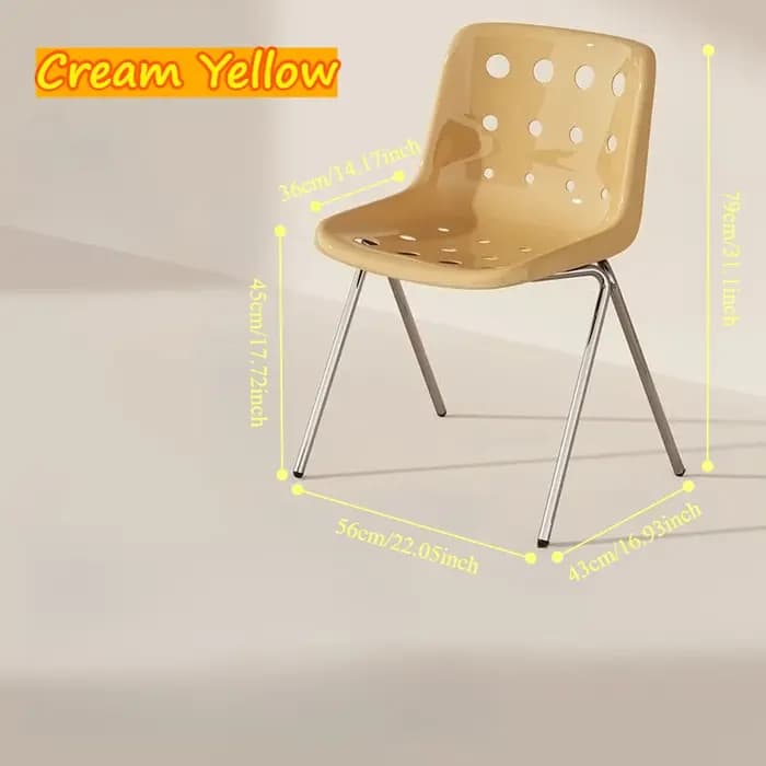 Chaises de salle à manger de luxe modernes en métal, pour la maison, le salon, la salle à manger, la