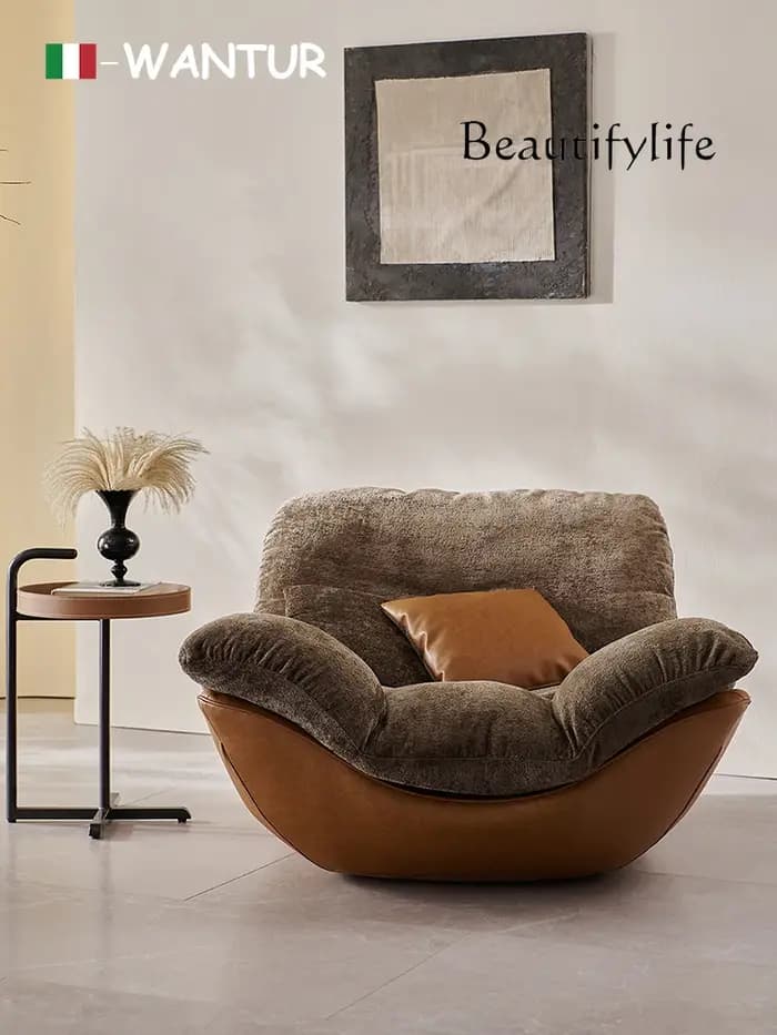 Designer nordique créatif moderne minimaliste salon chaise de loisirs canapé inclinable