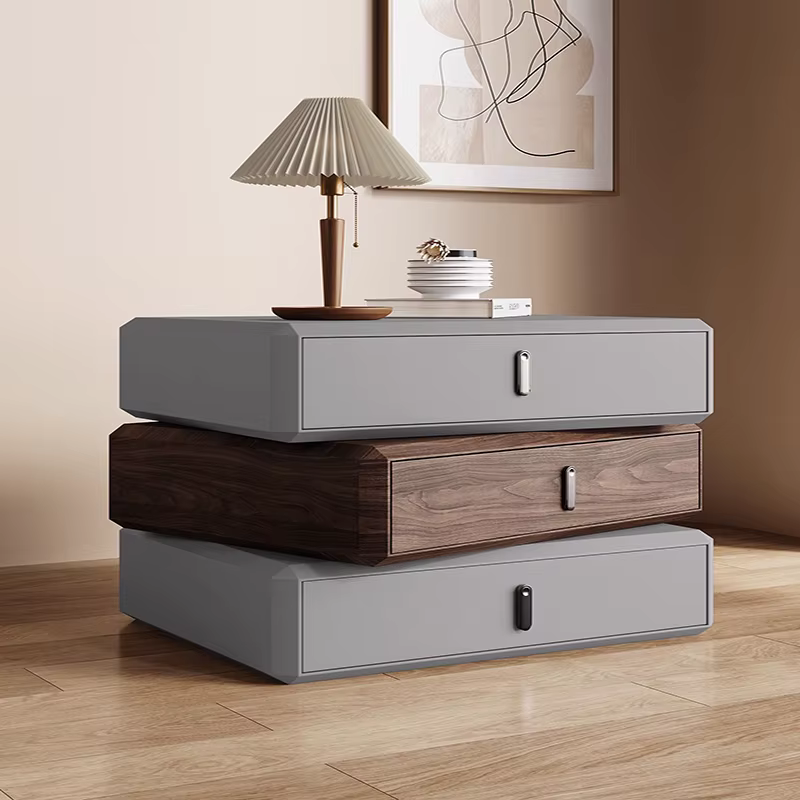 Table De chevet fine De luxe, tiroir, moderne, européen, minimaliste, multifonctionnelle, meubles De