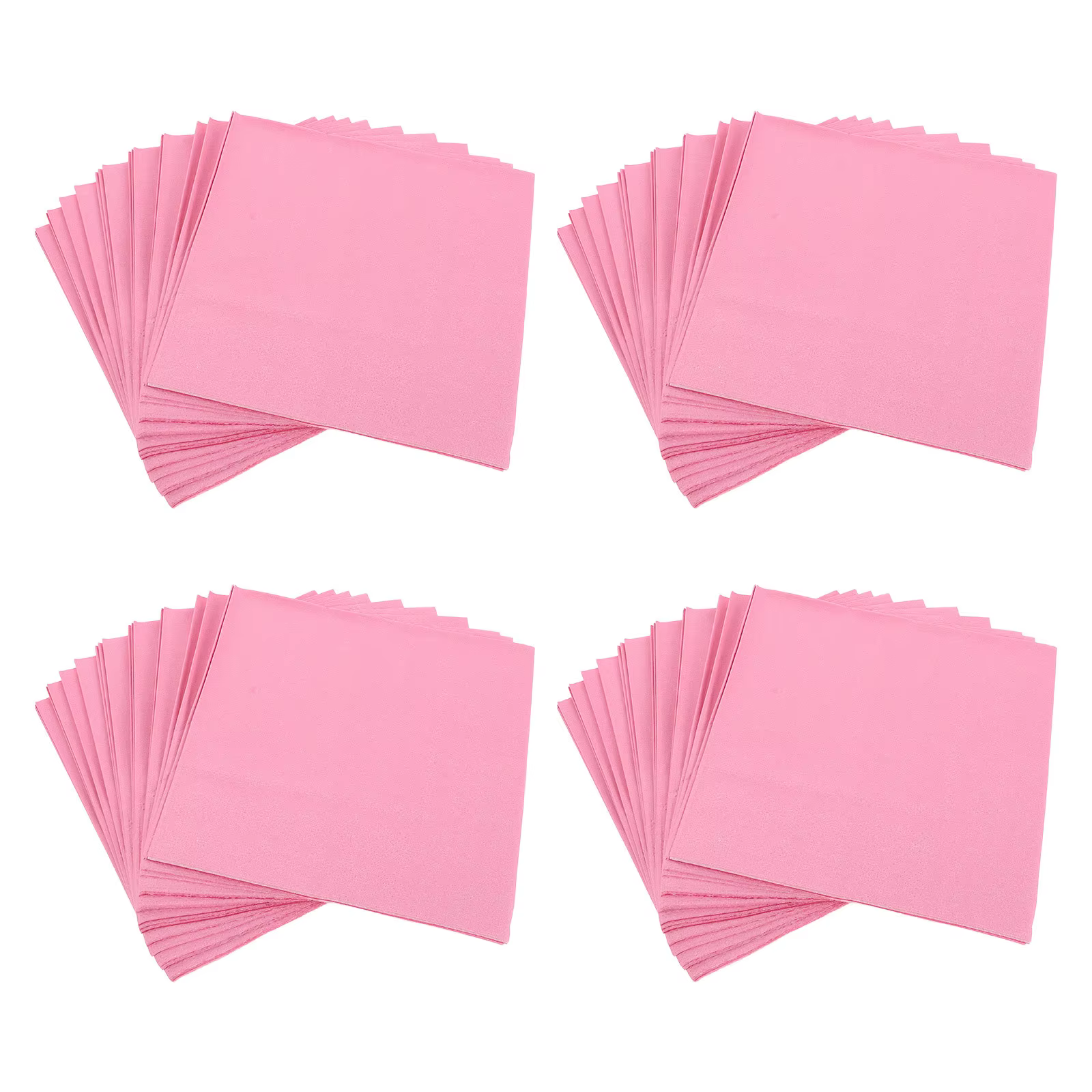 120 pièces serviettes de table imprimées rose: serviettes d'invité de fête jetables pour anniversair